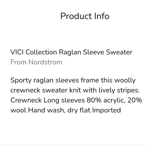 Vici Raglan Sleeve Knit Sweater Mustard Multi Size XSMALL (Oversized) - Picture 8 of 9
